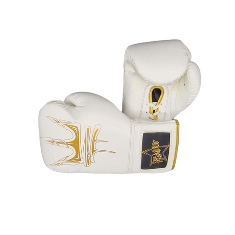 Official Rebellion Boxing Gloves - White