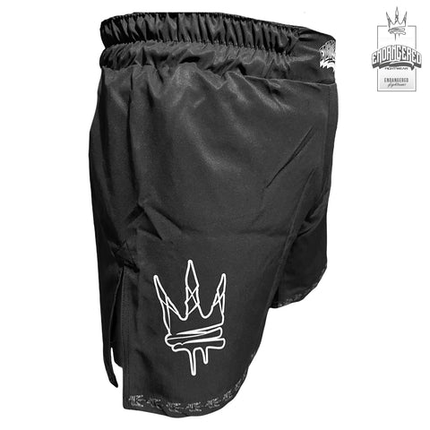 Black Endangered Hybrid MMA - Shorts Fightwear
